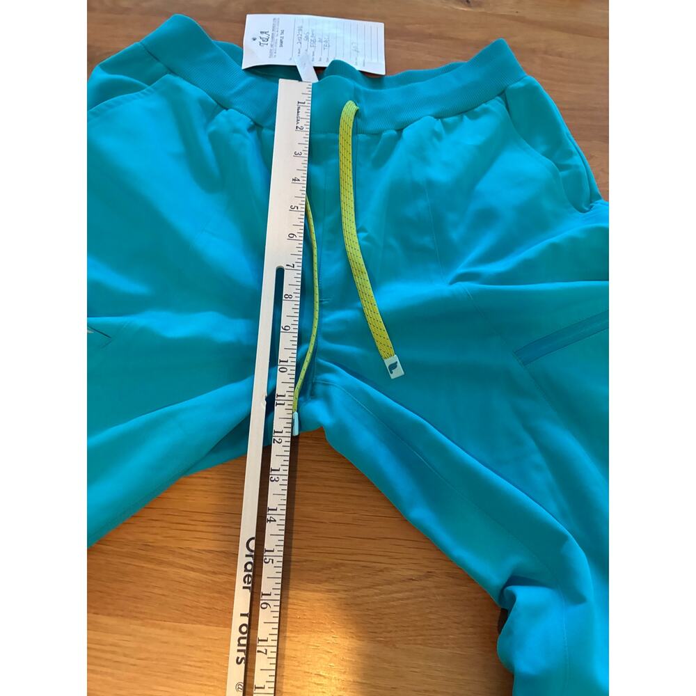 NWT Fabletics Scrub Jogger Pants Womens Medium Teal READ - Picture 6 of 8